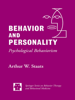 cover image of Behavior and Personality